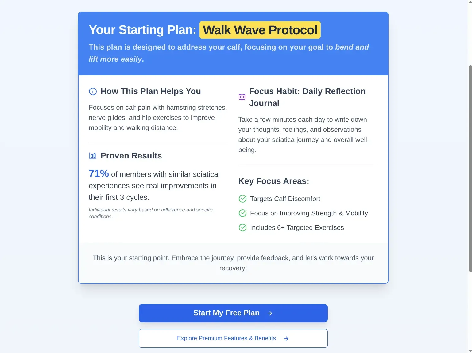 Hyper-Personalized Plans