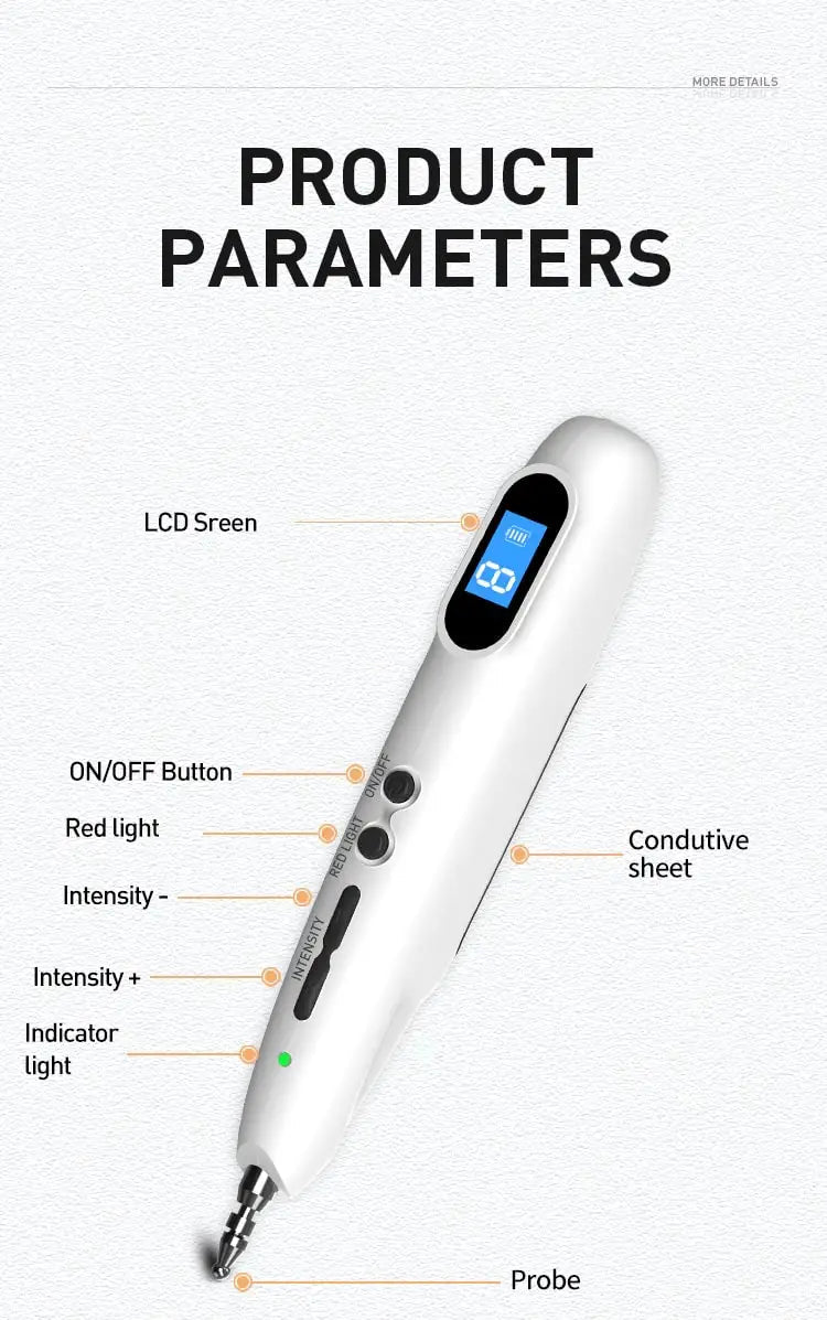 HealUp TENS Electronic Acupuncture Pen with Interchangeable Heads - HealUp