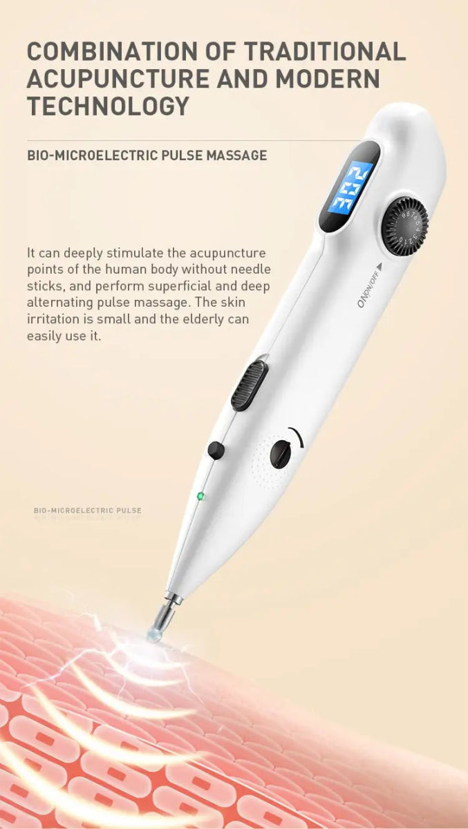 HealUp TENS Electronic Acupuncture Pen with Interchangeable Heads - HealUp